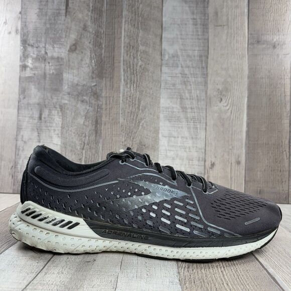 Brooks Adrenaline GTS 21 Men's Size 10 Running Shoes Athletic Sneakers Dark Gray - Picture 7 of 16
